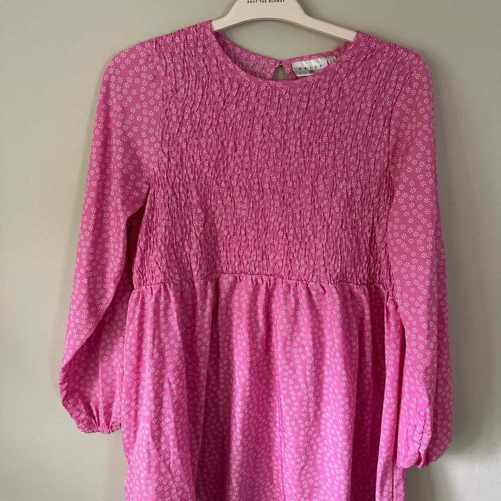 Pink Long Sleeve Dress